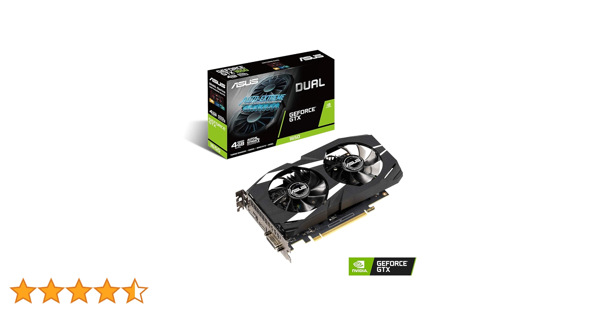 Amazon | Asus Nvidia GTX1650デュアル4GファンPCI Express